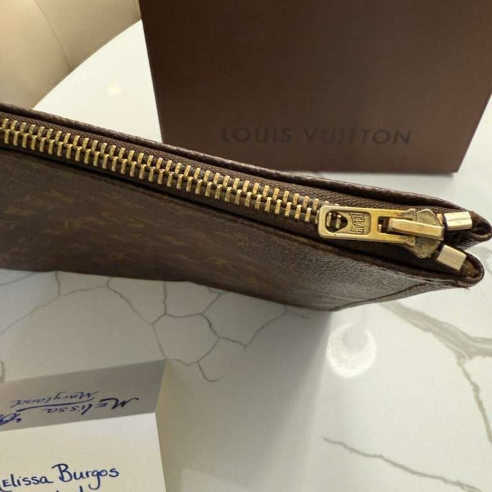 Louis Vuitton  DamierEbene Neverfull Pochette Rose - Authenticity included - Picture 2 of 5
